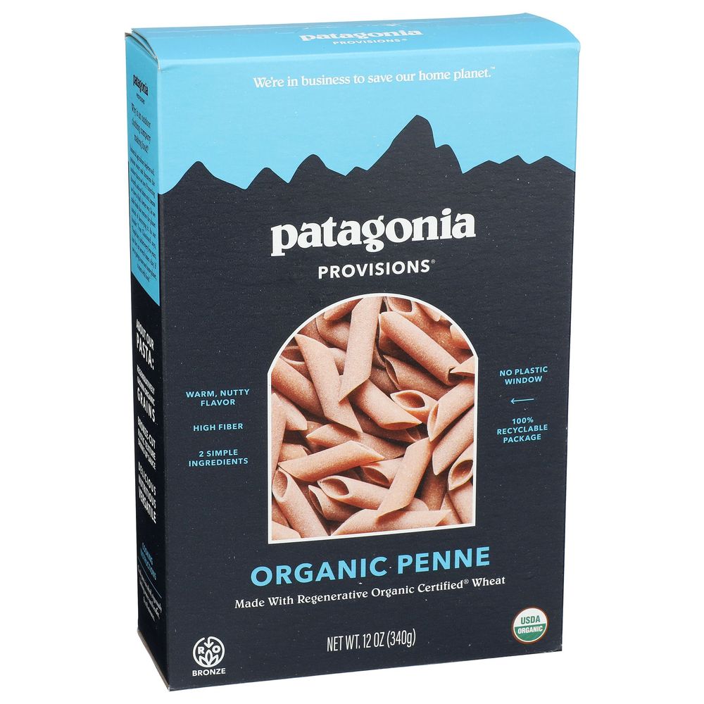 Patagonia Provisions Organic Penne Pasta, 12 Ounce -- 6 Per Case