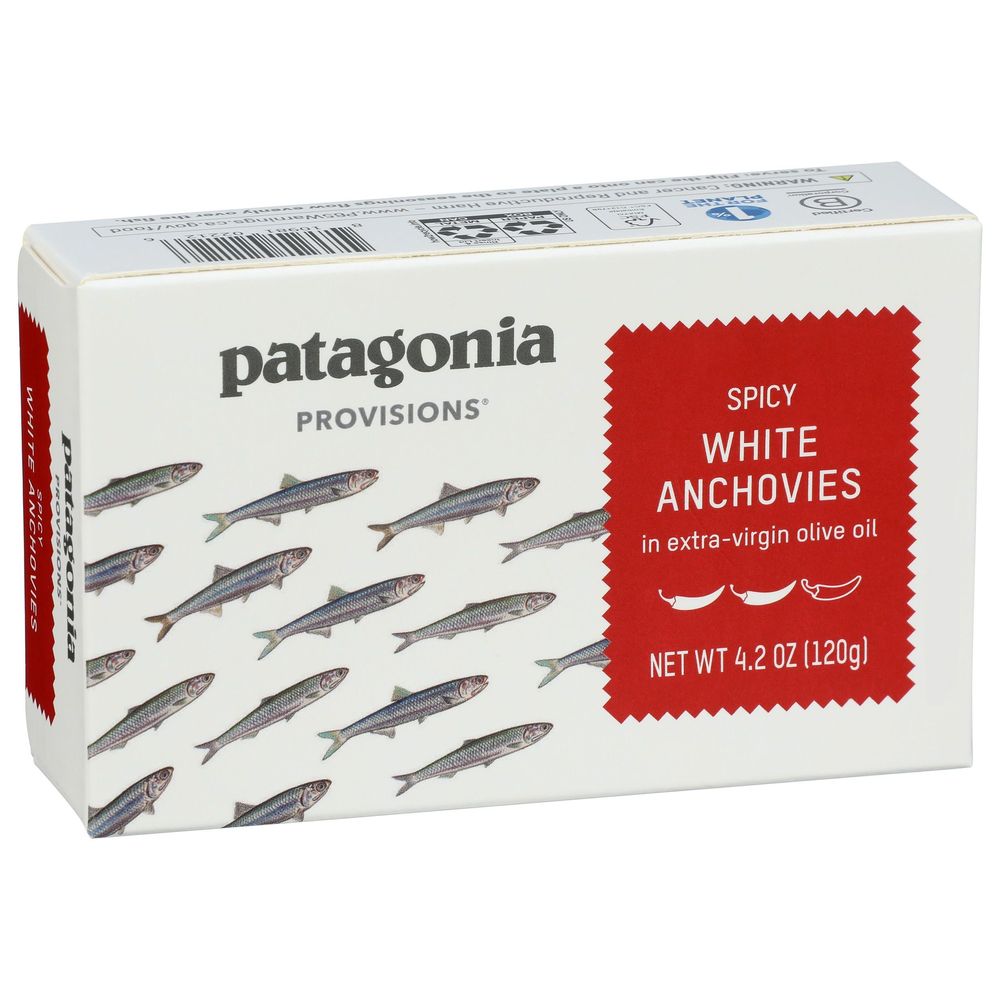Patagonia Provisions White Spicy Anchovies, 4.2 Ounce -- 10 Per Case