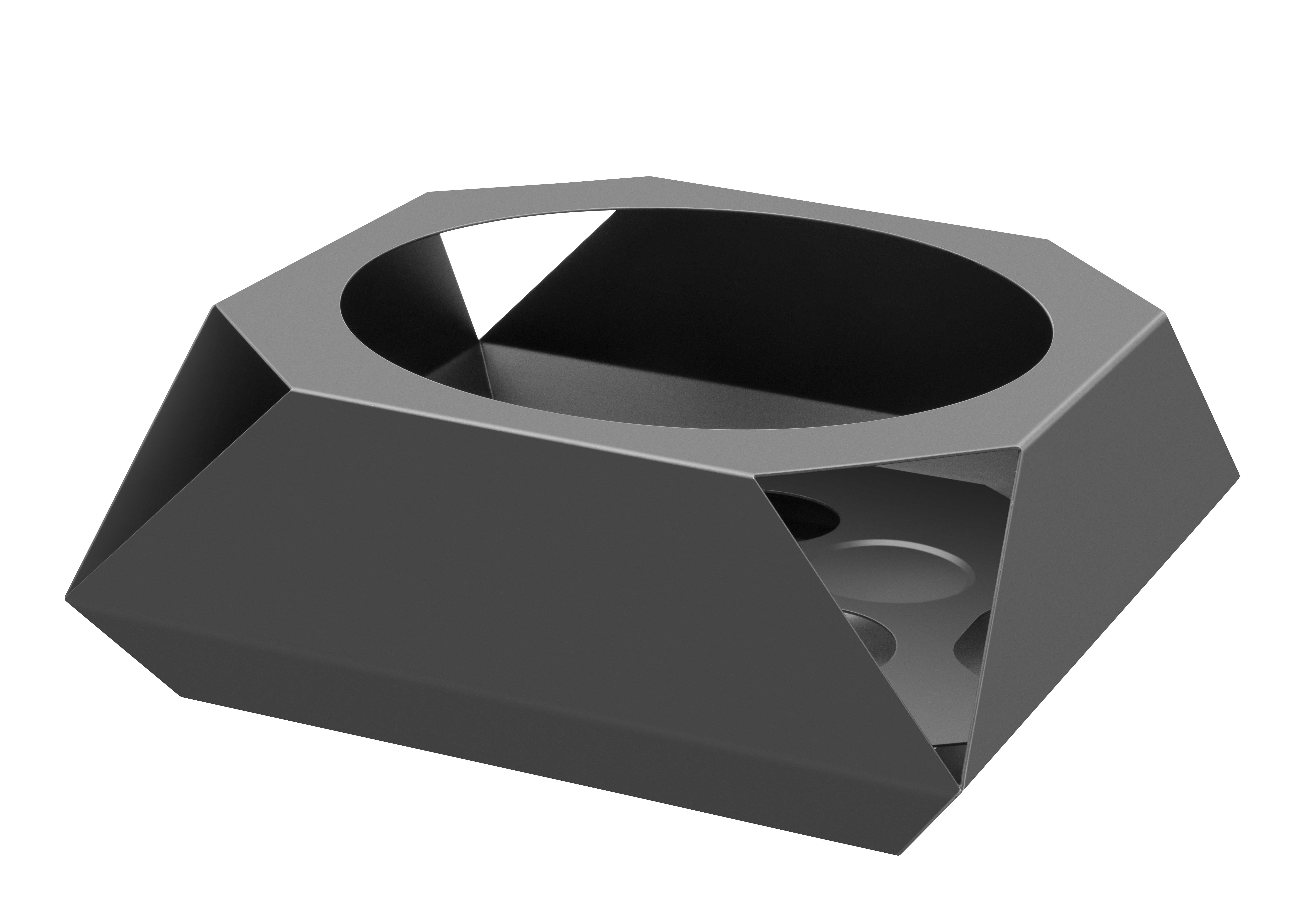 Rosseto Round Diamond Multi-chef Black Matte Chafer Frame Only, 19.1 × 19.1 × 7.5 Inch