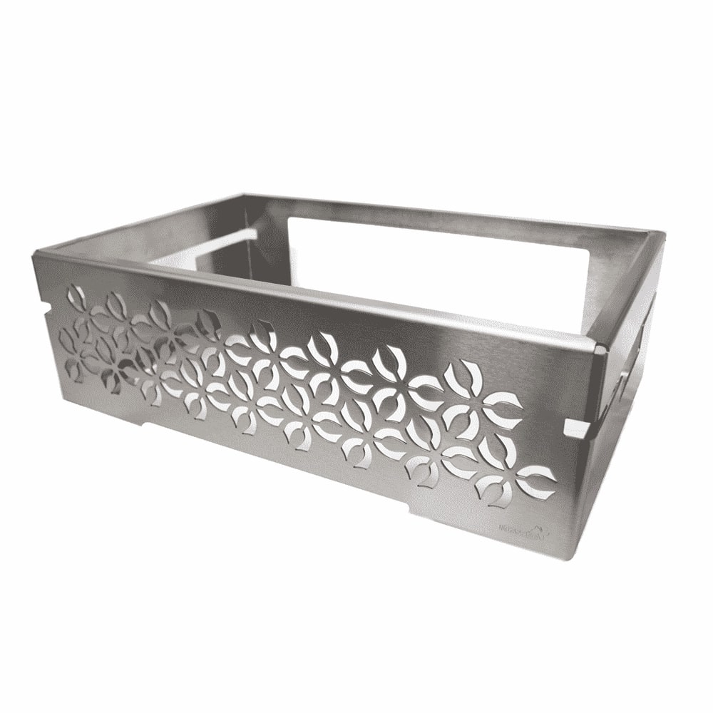 Rosseto Iris Multi-chef Stainless Steel Frame Only, 21.5 X 13.5 X 7.25 Inch