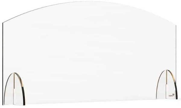 Rosseto Avant Guarde Acrylic Sneeze Guard, 36 X 15.5 Inch