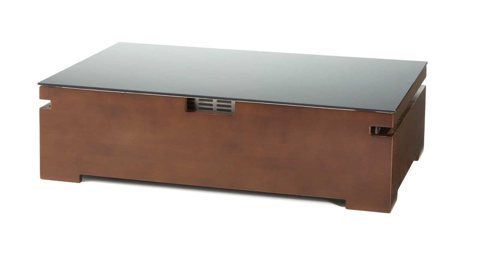 Rosseto Multi Chef 120 Volt 60 Hertz Double Touch Top Induction Heater With Dark Bamboo Base, 22.63 × 14.60 × 6.5 Inch