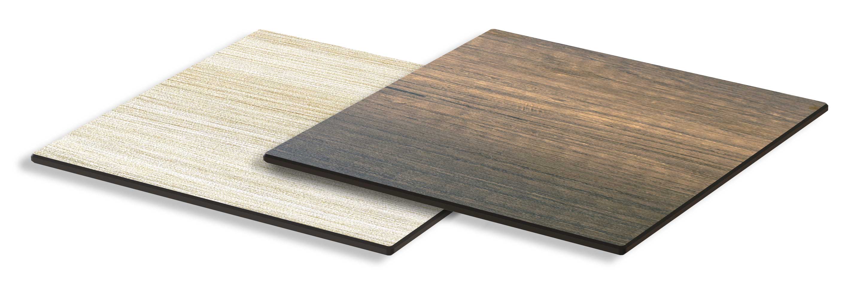 Rosseto Walnut/natural Wood Reversible 14 Inch Square Hpl Surface, 14 X 14 X 0.3 Inch