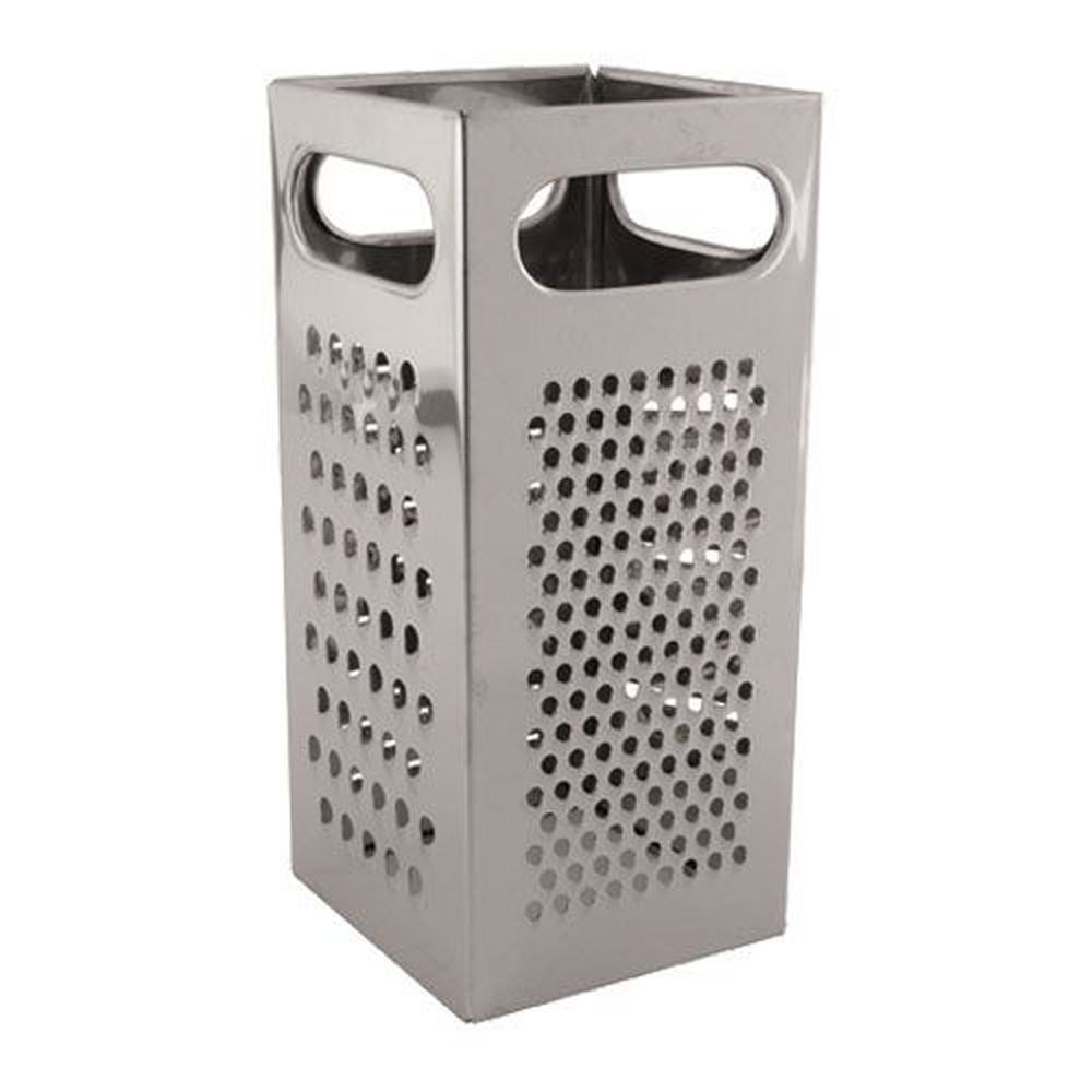 Winco Sqg-4 Stainless Steel Square 4-sided Cheese Grater, 4 X 4 X 9 Inch