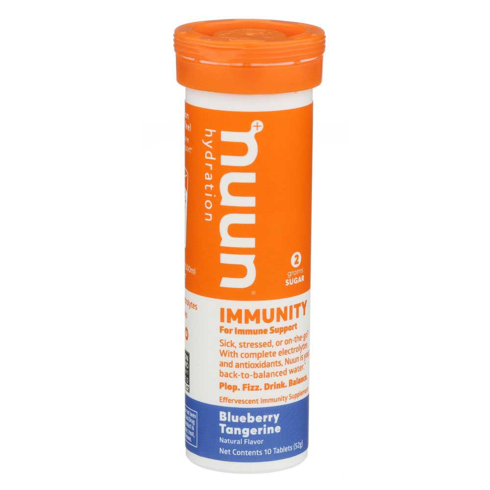 Nuun Hydration Blueberry Tangerine Immune System Support Tablet - 10 count per pack -- 8 packs per case