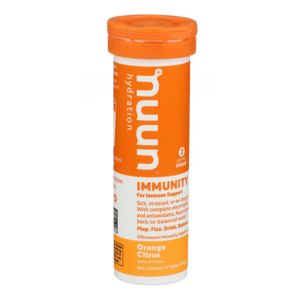 Nuun Hydration Orange Citrus Immune System Support Tablet, 10 Count -- 8 Per Case