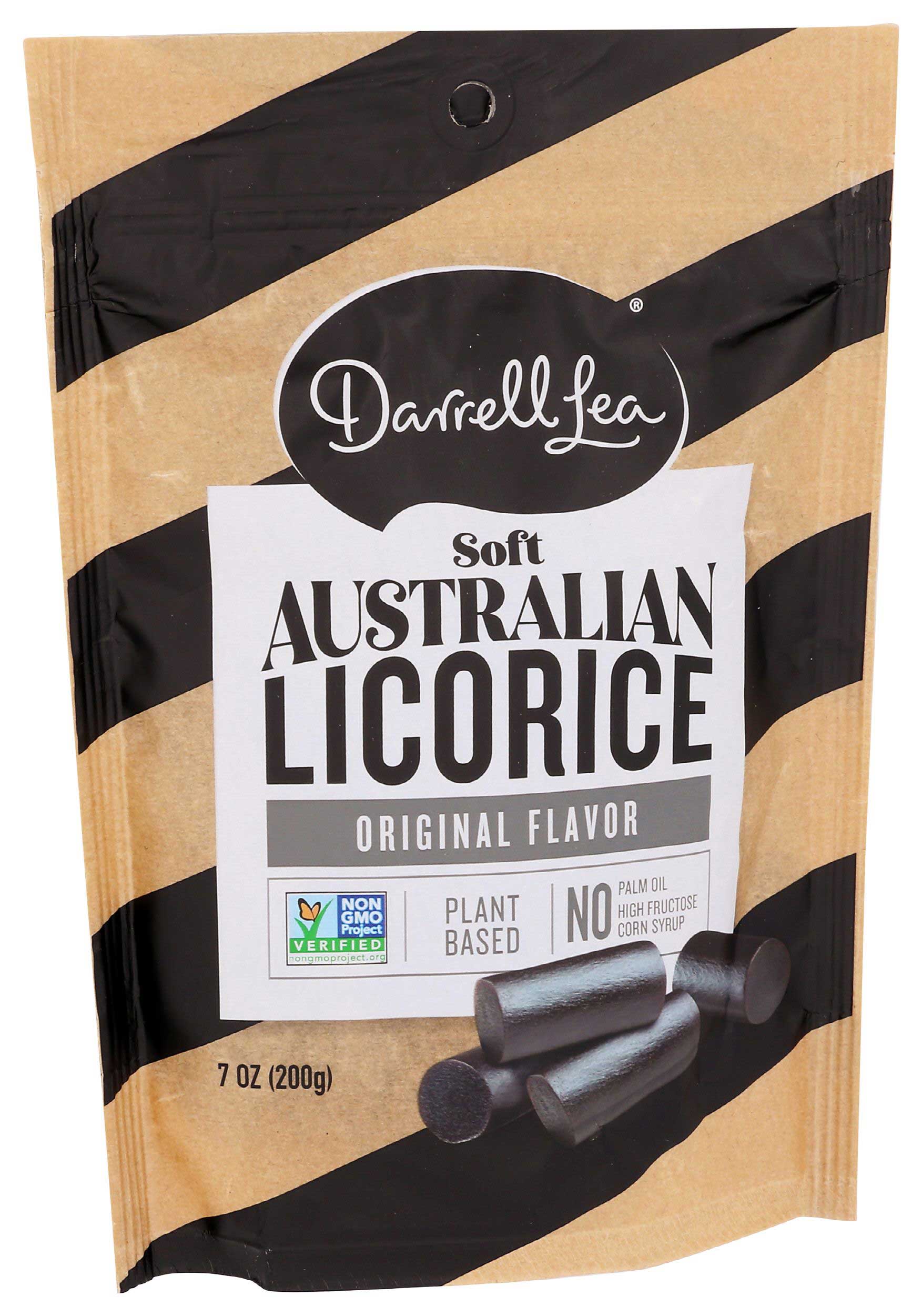 Darrell Lea Soft Black Licorice Candy, 7 Ounce -- 8 Per Case