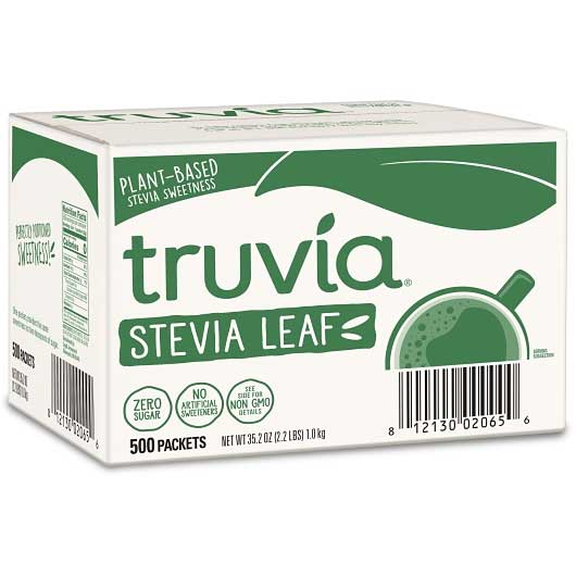 Truvia Natural Stevia Sweetener Packets -- 500 Per Case