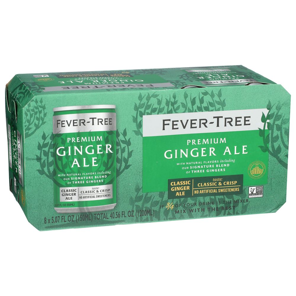 Fever Tree Ginger Ale Soda, 40.56 Fluid Ounce -- 3 per case