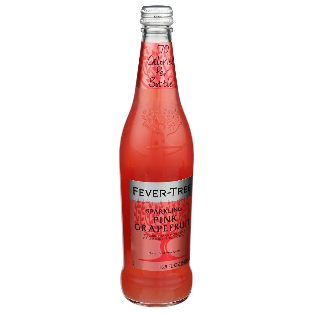 Fever Tree Pink Grapefruit Sparkling Drink, 16.9 Fluid Ounce -- 8 per case