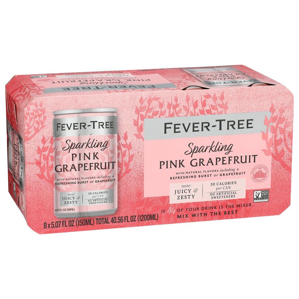 Fever-tree Pink Grapefruit Sparkling Mixer, 40.56 Fluid Ounce -- 3 Per Case