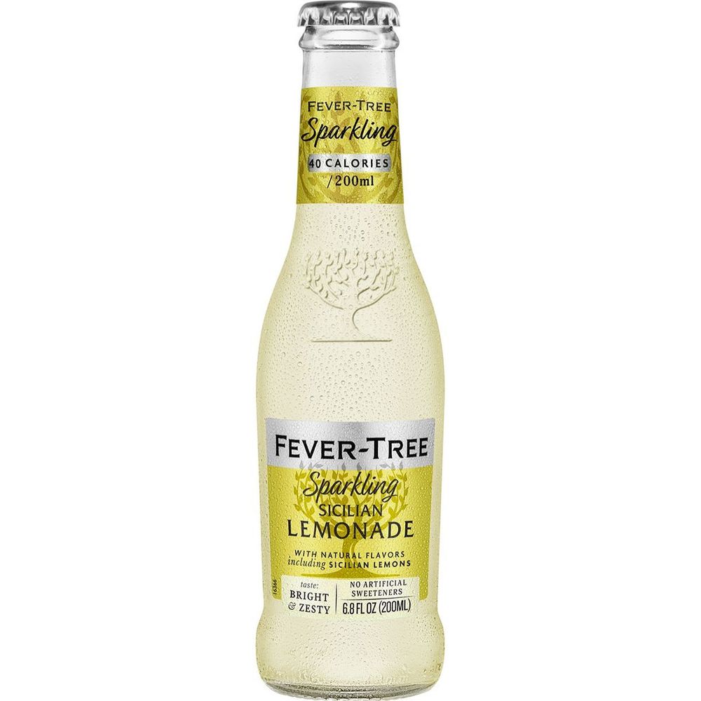 Fever Tree Sparkling Sicilian Lemonade, 27.2 Fluid Ounce -- 6 Per Case