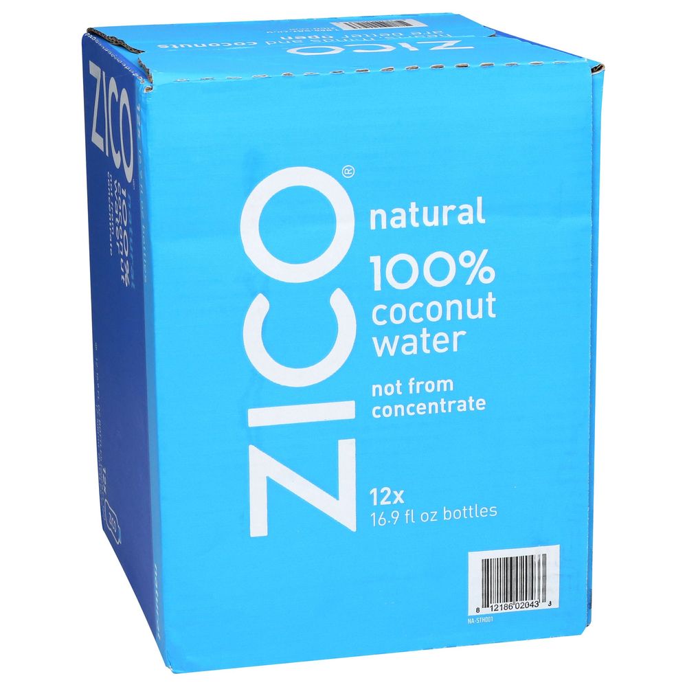 Zico Natural Coconut Water, 16.9 Ounce -- 12 per case