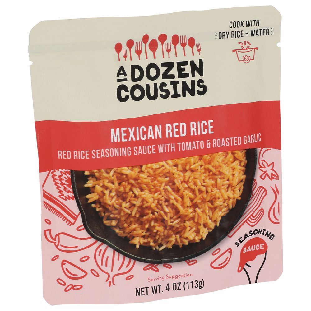 A Dozen Cousins Mexican Red Rice Seasoning Sauce, 4 Fluid Ounce -- 10 Per Case