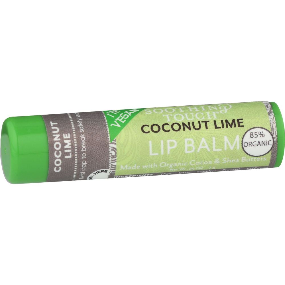 Soothing Touch Coconut Lime Lip Balm, 0.25 Ounce -- 12 Per Case