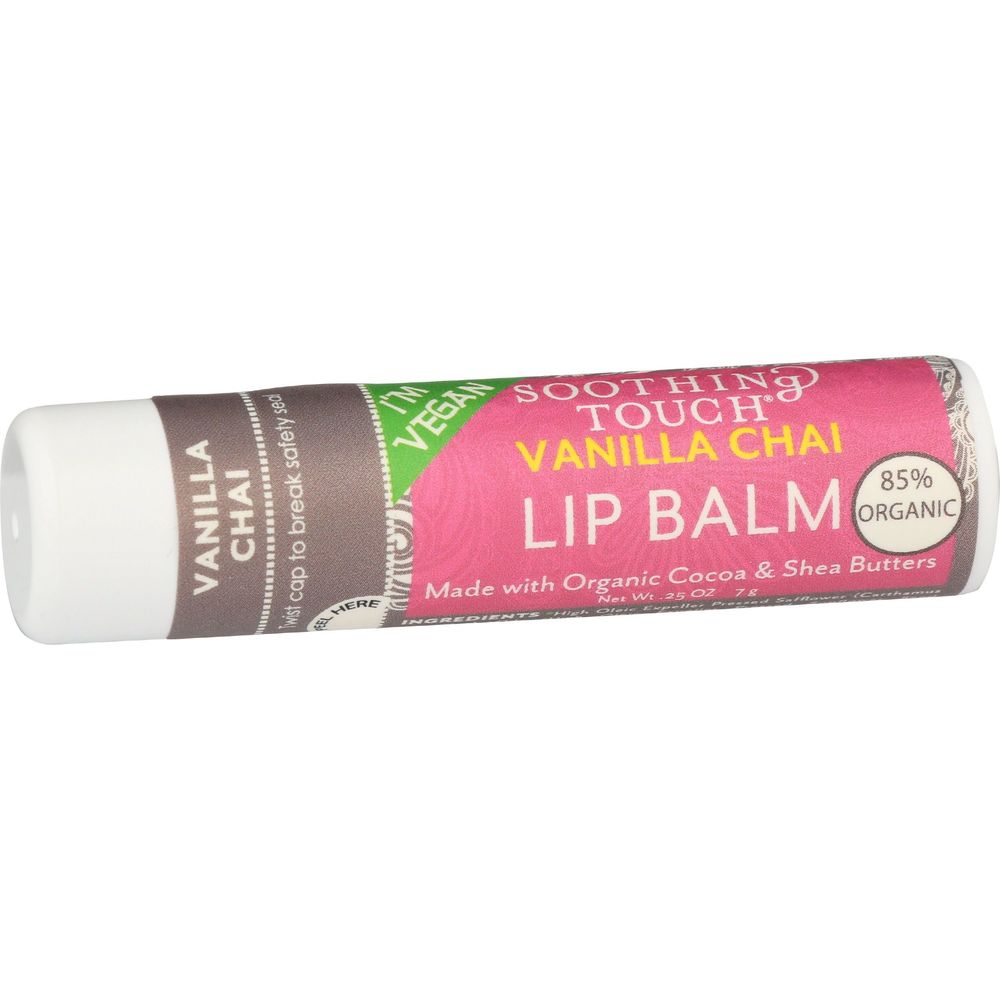 Soothing Touch Vanilla Chai Lip Balm, 0.25 Ounce -- 12 Per Case