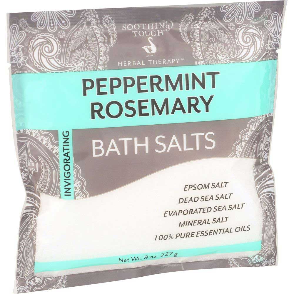 Soothing Touch Peppermint Rosemary Bath Salt, 8 Ounce -- 6 Per Case
