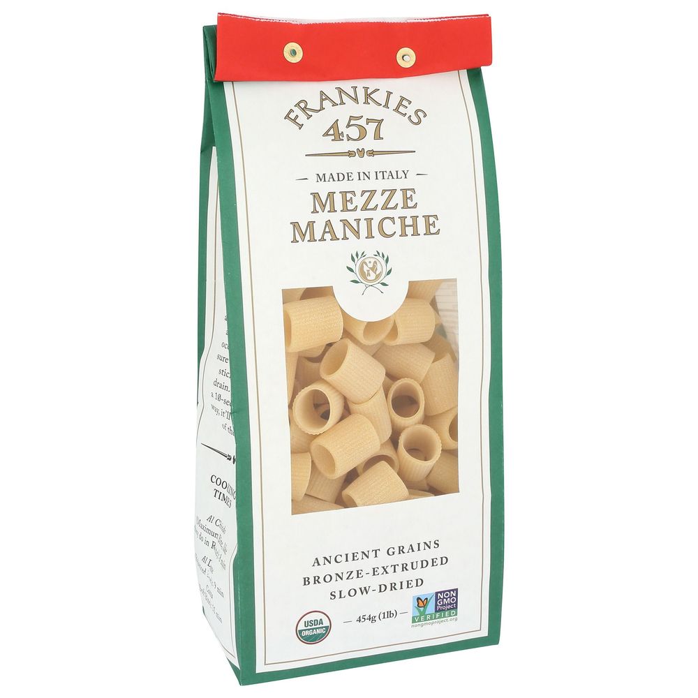 Frankies 457 Organic Frank Meze Maniche Pasta, 1 Pound -- 6 Per Case
