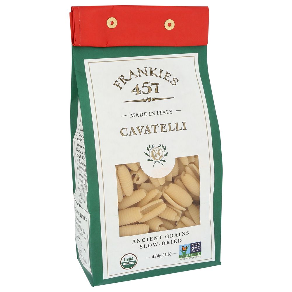 Frankies 457 Organic Frank Cavatelli Pasta, 1 Pound -- 6 Per Case