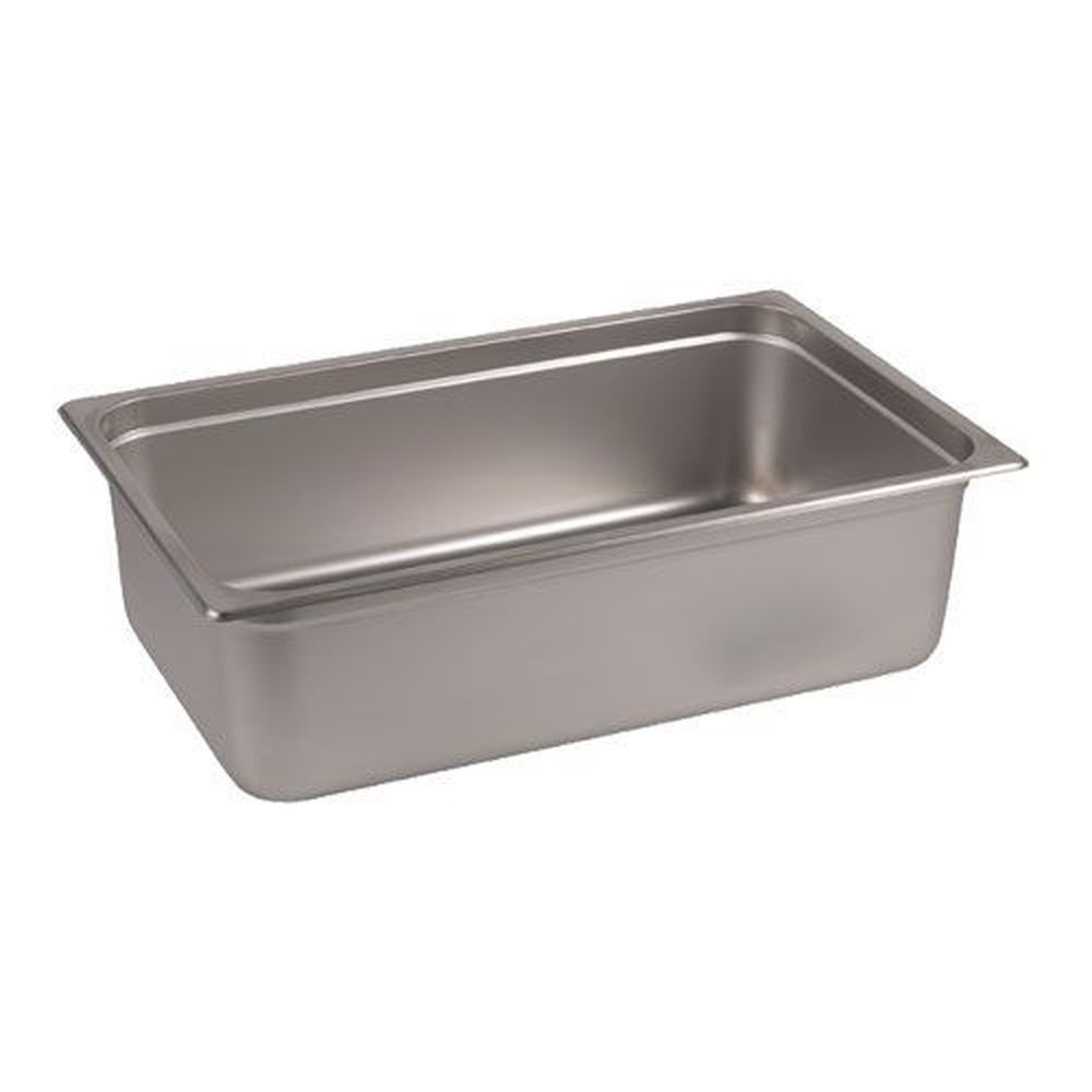 Winco Spjh-106 22 Gauge 18/8 Stainless Steel Full Size Anti-jam Steam Pan, 6 Inch Deep
