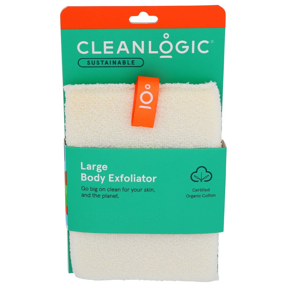 Cleanlogic Sustainable Large Body Exfoliator -- 6 Per Case