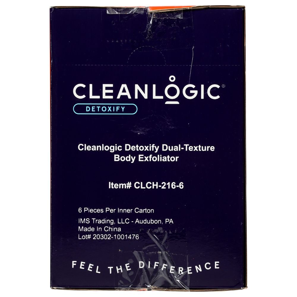 Cleanlogic Charcoal Dual Texture Body Exfoliater