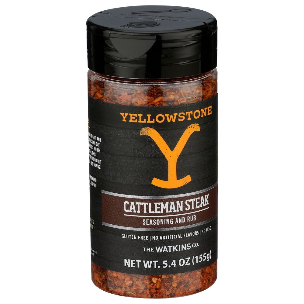 Yellowstone Cattleman Steak Seasoning And Rub, 5.4 Ounce -- 6 Per Case