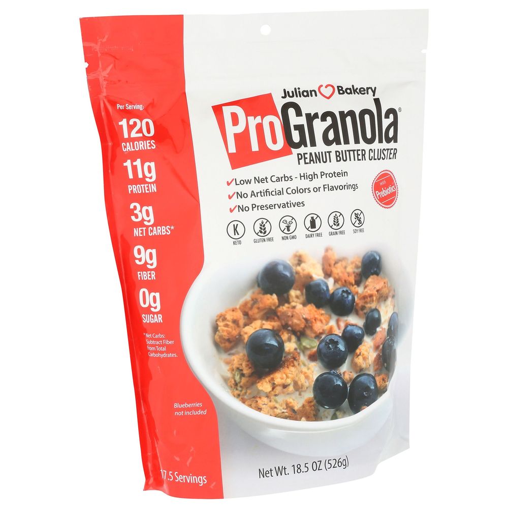 Julian Bakery Progranola Peanut Butter Cluster, 1.16 Pound -- 12 Per Case
