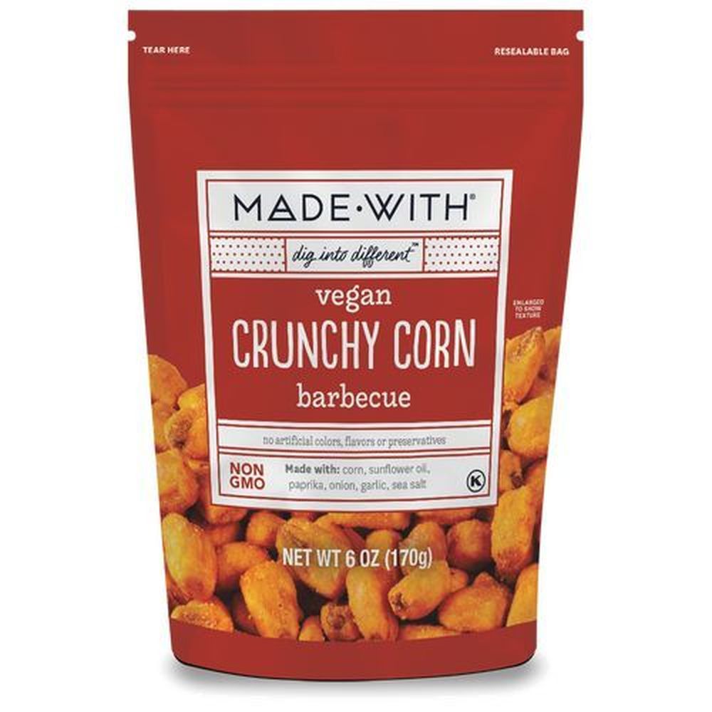 Made With Barbecue Crunchy Corn, 6 Ounce -- 12 per case