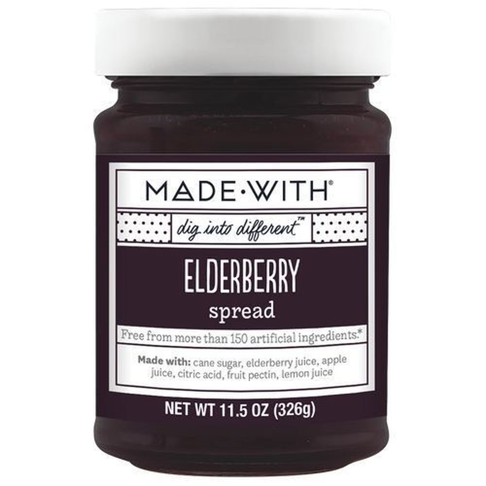 Made With Elderberry Spread, 11.5 Ounce -- 6 Per Case