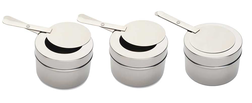 Rosseto Multi-chef Soporte De Combustible De Acero Inoxidable, Juego De 3