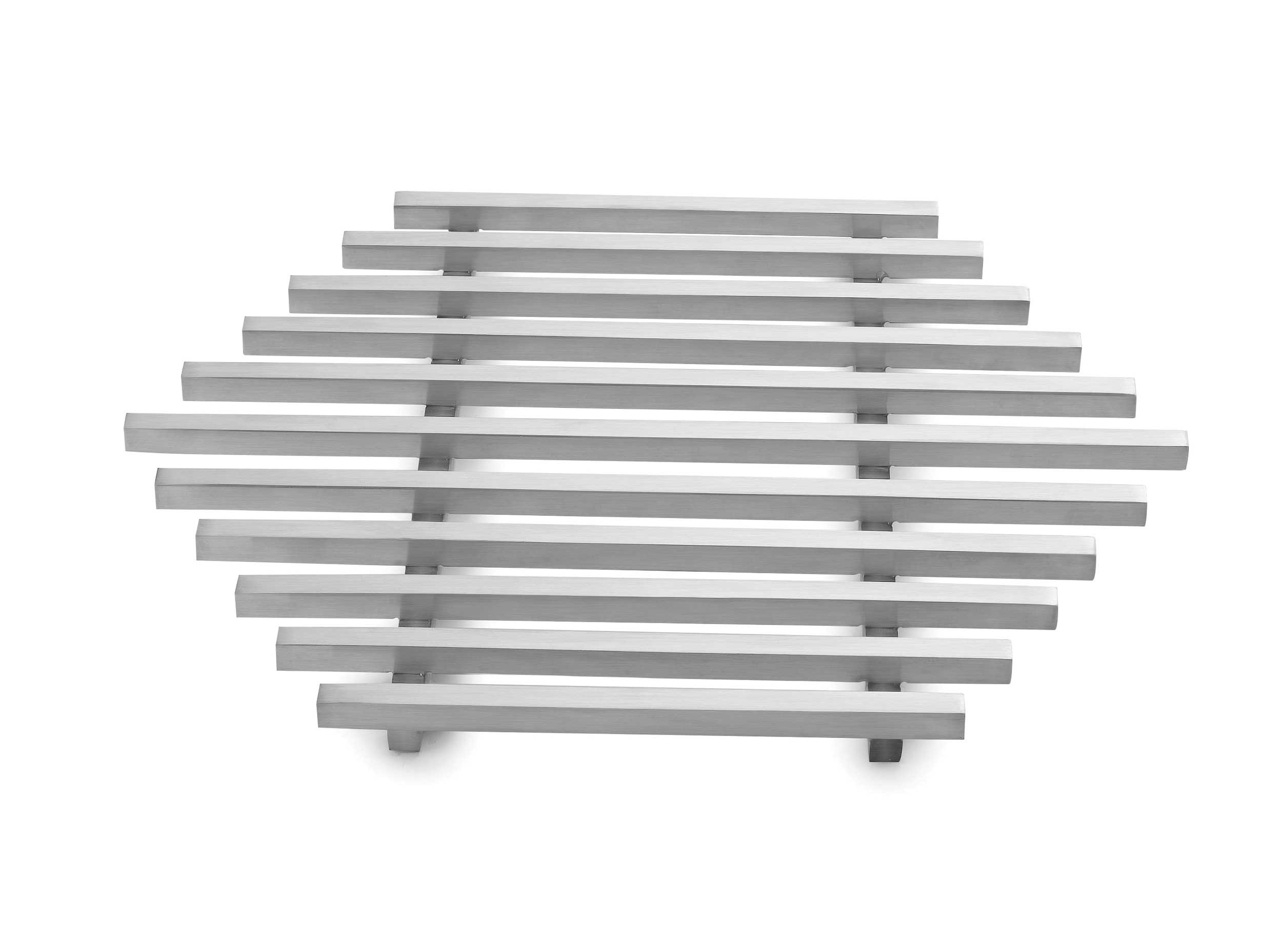 Rosseto Honeycomb Medium Stainless Steel Track Grill, 15 X 13.17 X 0.75 Inch