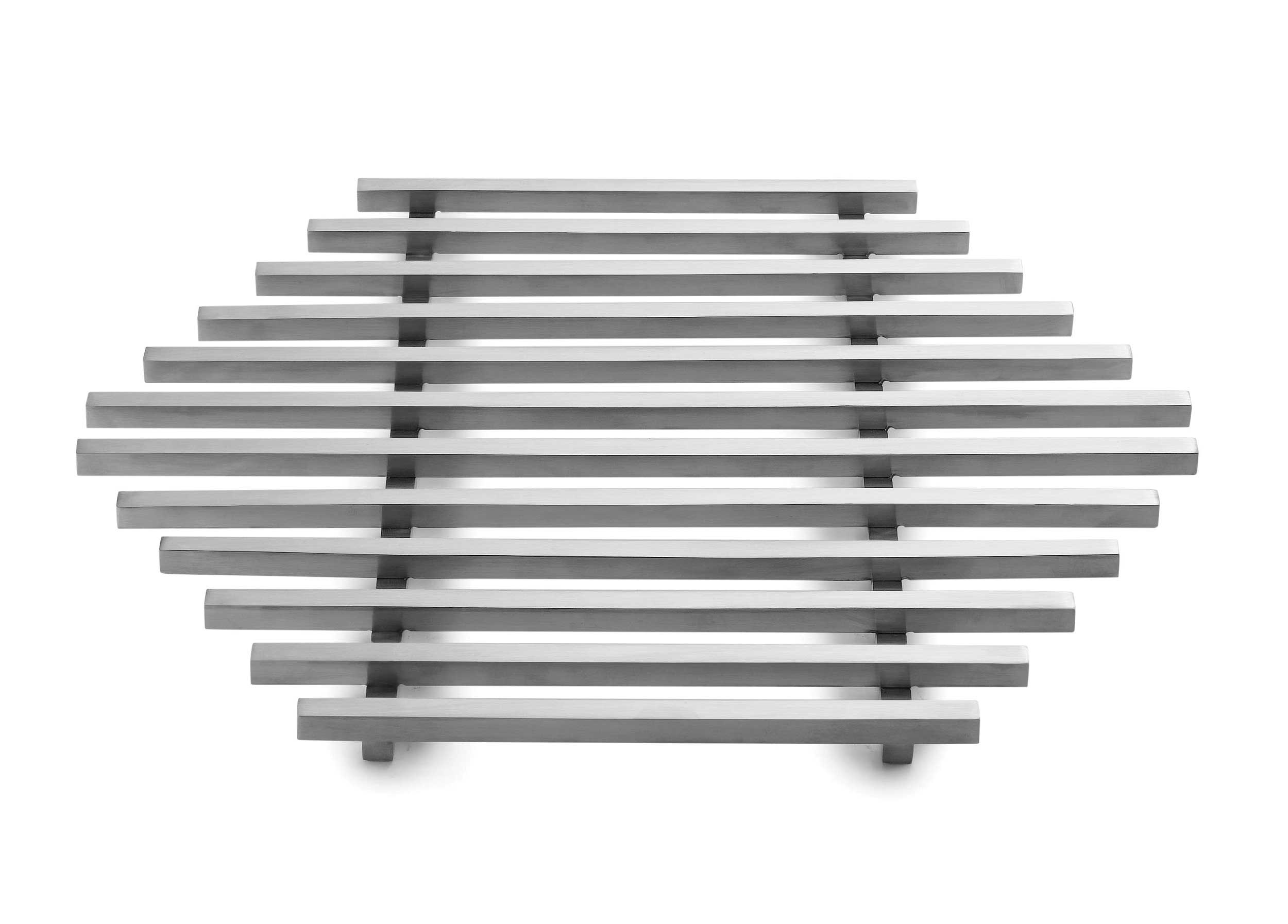 Rosseto Honeycomb Large Stainless Steel Track Grill, 17.75 X 15.5 X 0.8 Inch