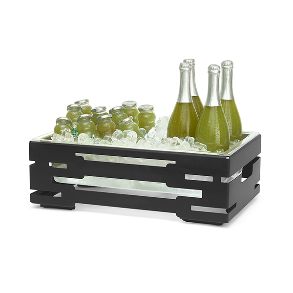 Rosseto Multi-chef Black Matte Cooler, 21.5 X 13.5 X 7.38 Inch