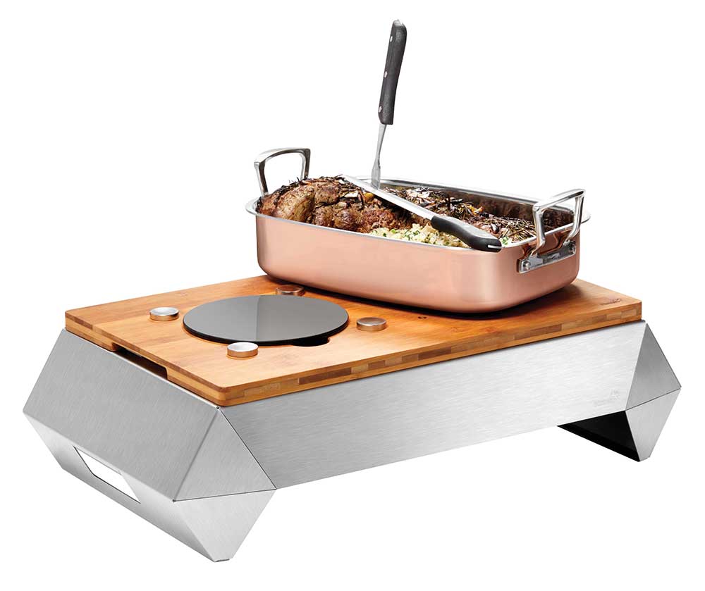 Rosseto Diamond Multi-chef Stainless Steel Frame Only, 26 X 15.75 X 7.5 Inch