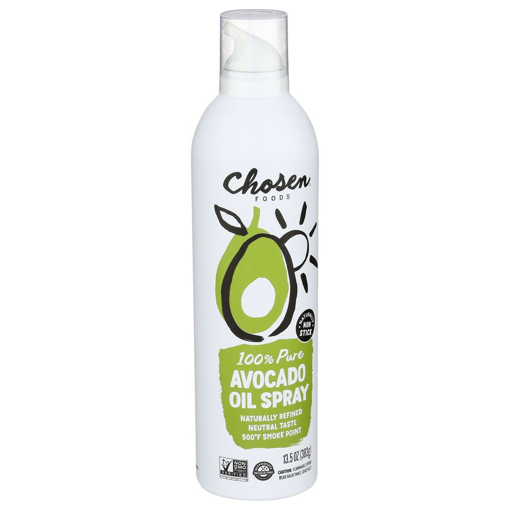 Chosen Foods 100 Percent Pure Avocado Oil Spray, 13.5 Fluid Ounce -- 6 Per Case