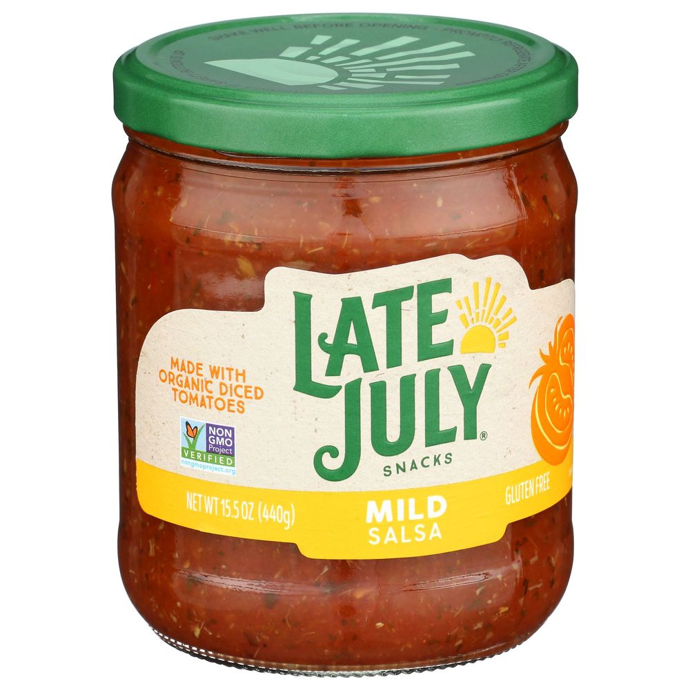 Late July Snacks Mild Salsa Jar, 15.5 Ounce -- 12 Per Case