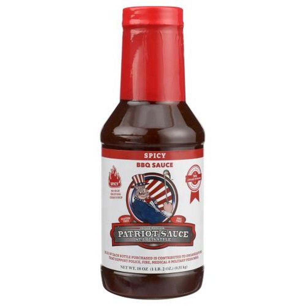 Code 3 Spices Patriot Spicy BBQ Sauce, 18 Ounce -- 6 per case
