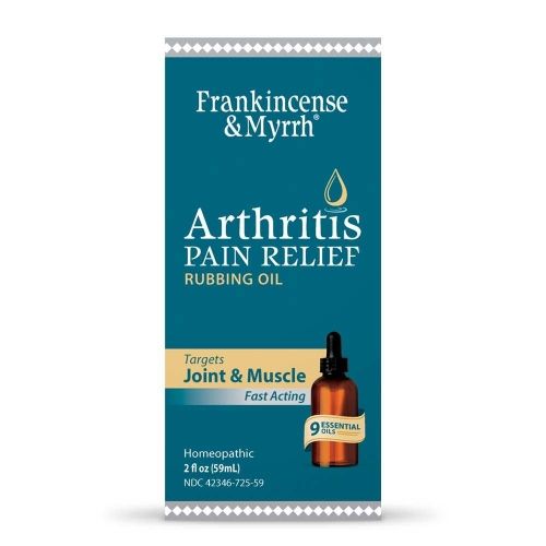 Frankincense & Myrrh Arthritis Pain Relief Rubbing Oil, 2 Fluid Ounce