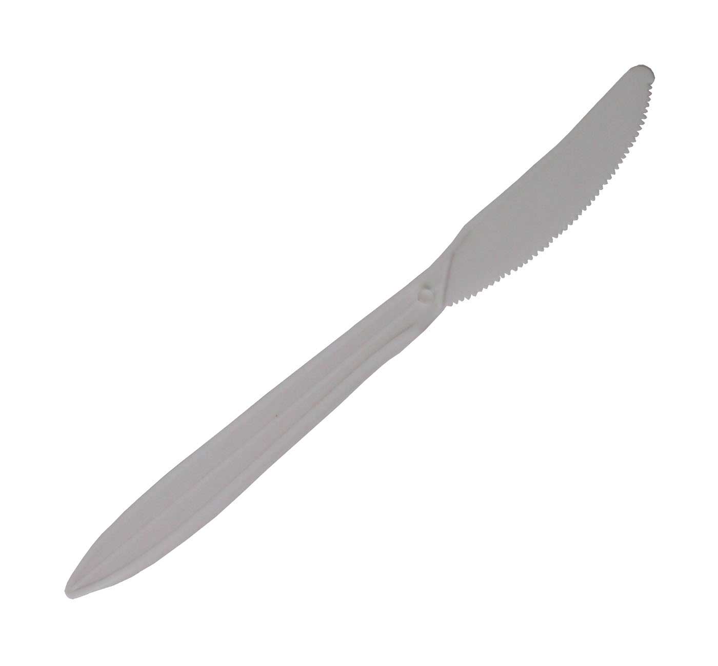Verde Pack Weight Polypropylene White Knife -- 1000 Per Case