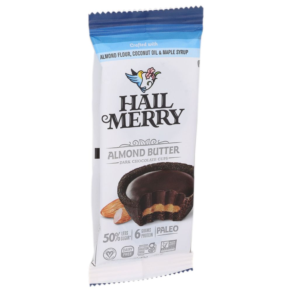 Hail Merry Dark Chocolate Almond Butter Cup, 1.5 Ounce -- 12 Per Case