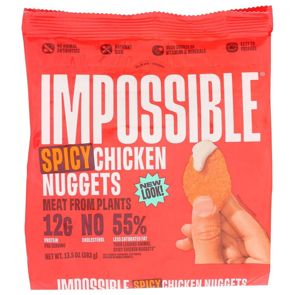 Impossible Plant Based Spicy Chicken Nuggets, 13.5 Ounce -- 8 Per Case