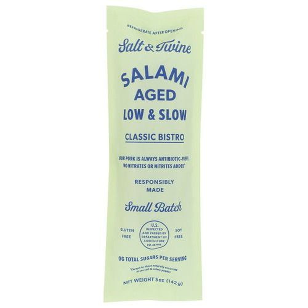 Salt And Twine Classic Bistro Salami, 5 Ounce -- 12 Per Case