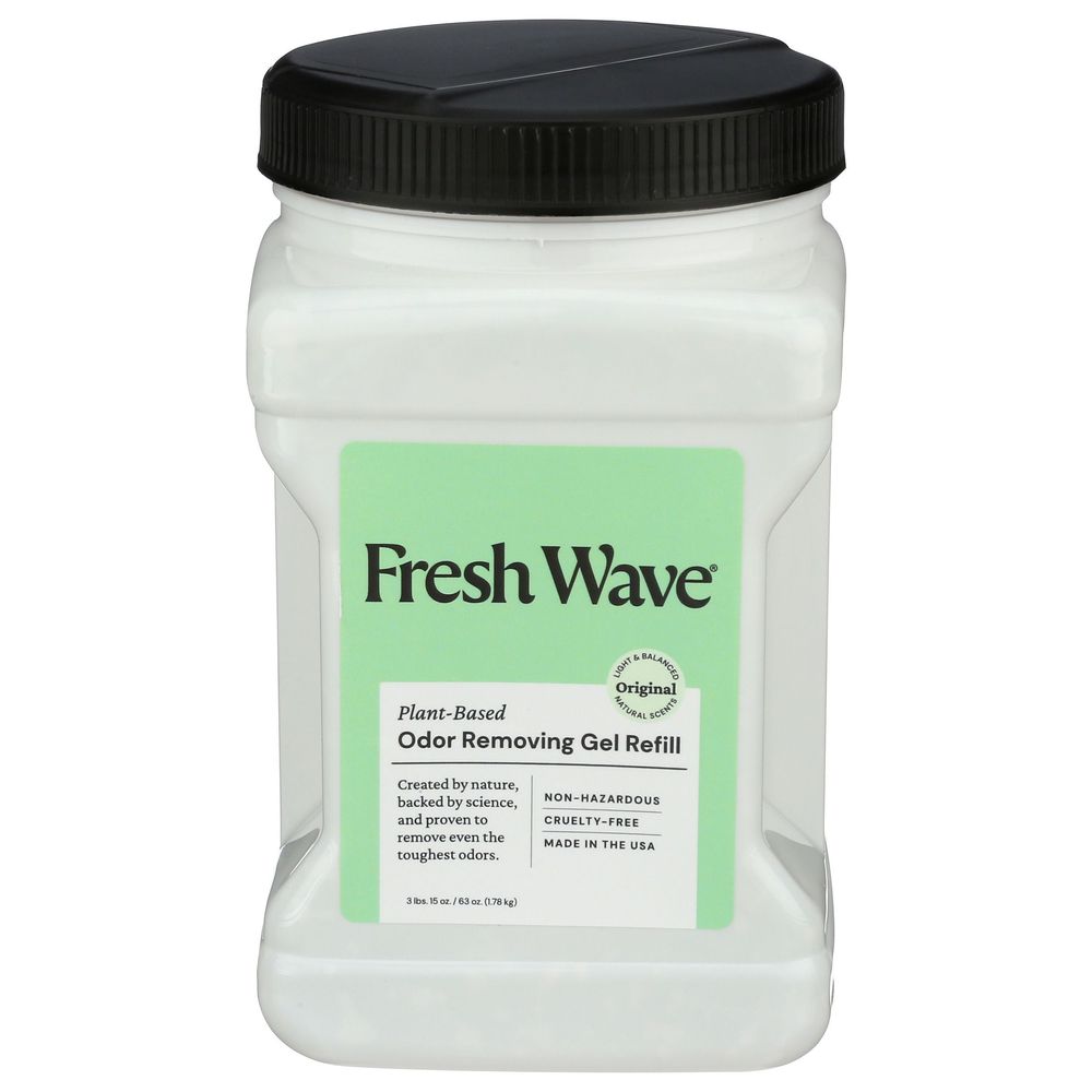 Fresh Wave Plant Based Original Odor Removing Gel Refill, 63 Ounce