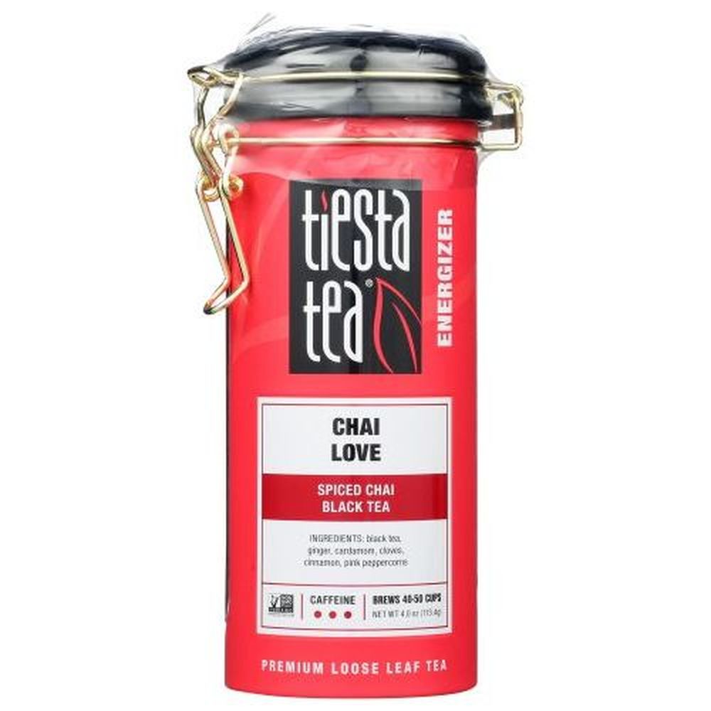 Tiesta Tea Chai Love Energizer Spiced Chai Black Tea, 4 Ounce -- 6 Per Case