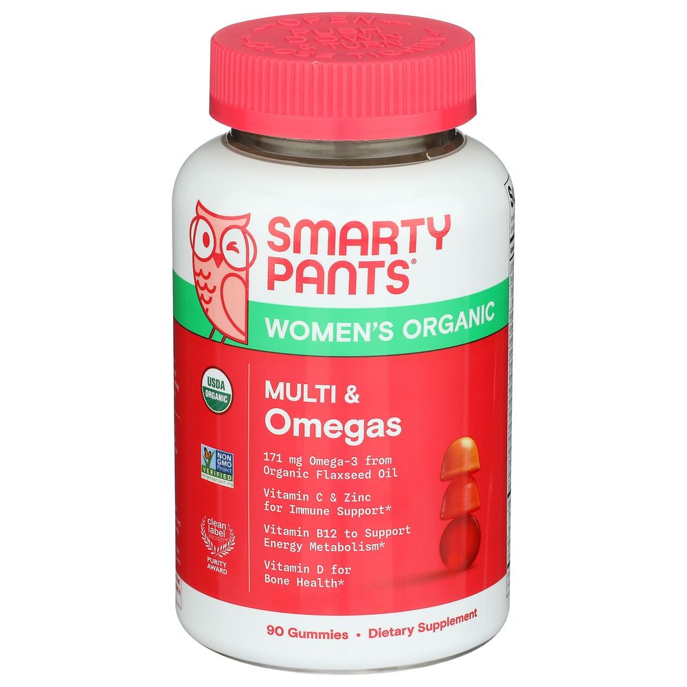 Smartypants Organic Womens Complete Vegetarian Gummies, 90 Count