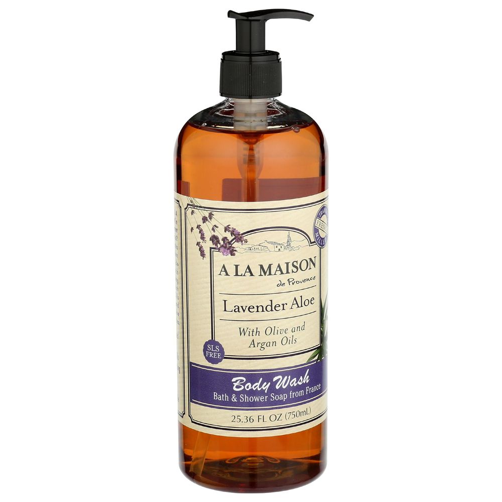 A La Maison Lavender Aloe Body Wash, 25.36 Fluid Ounce