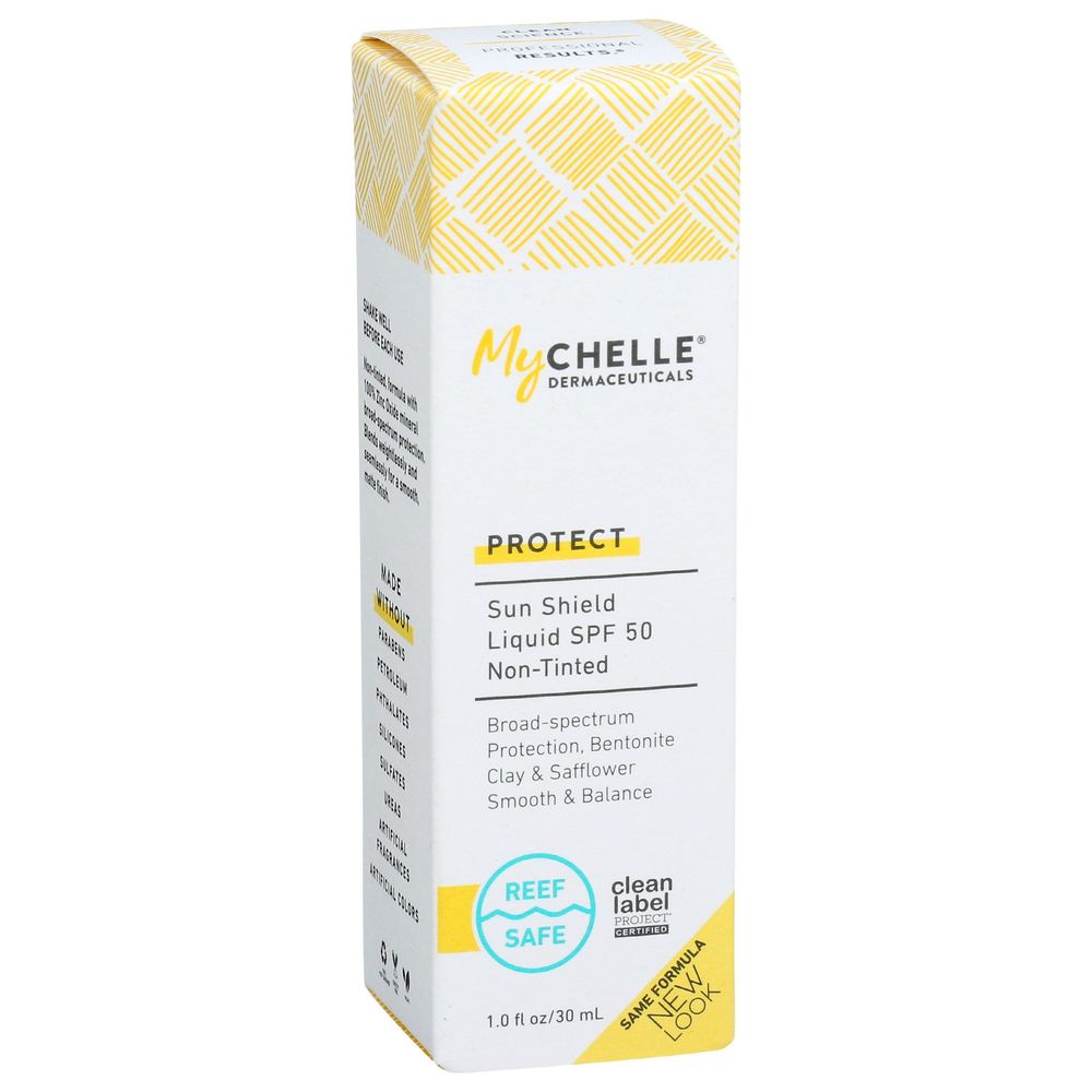 Mychelle Dermaceuticals Protect Spf 50 Non Tinted Sun Shield Liquid, 1.2 Fluid Ounce
