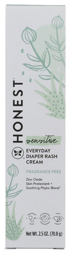 The Honest Company Soothing Relief Diaper Rash Cream, 2.5 Ounce