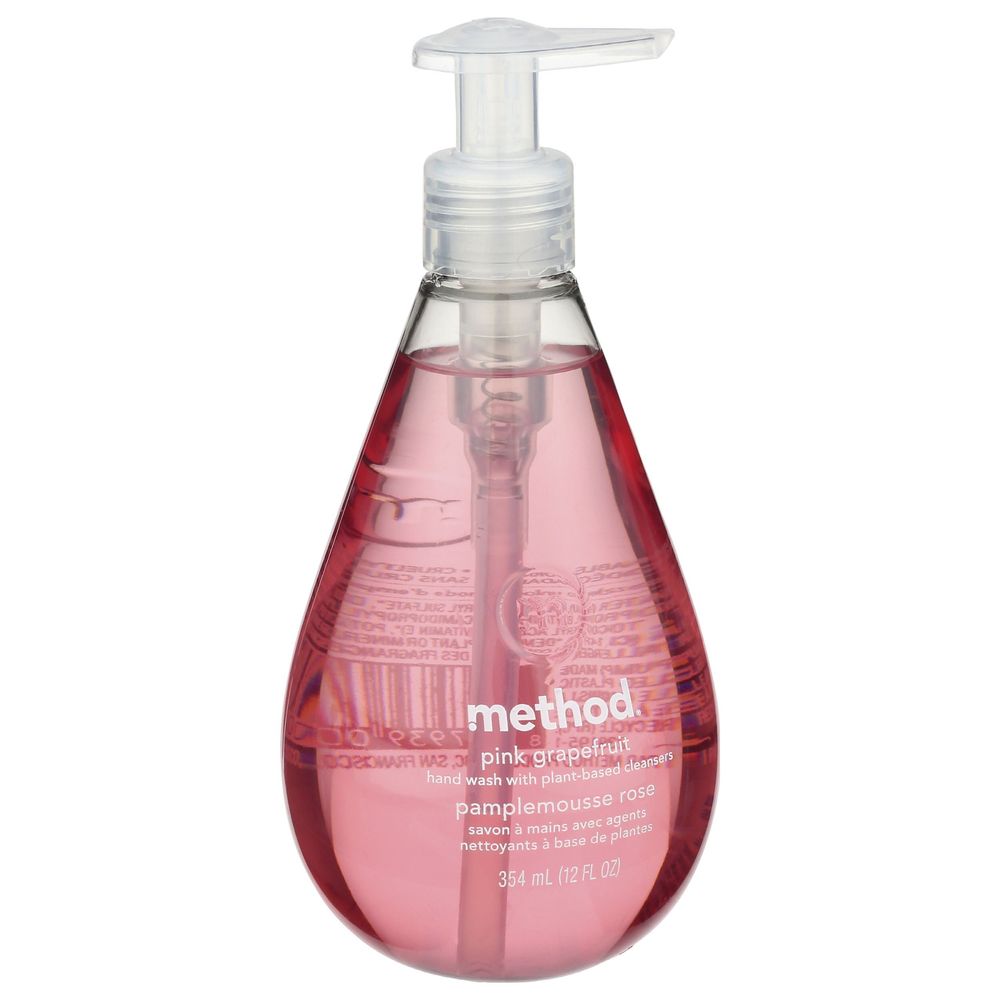 Method Pink Grapefruit Hand Wash, 12 Ounce -- 6 Per Case